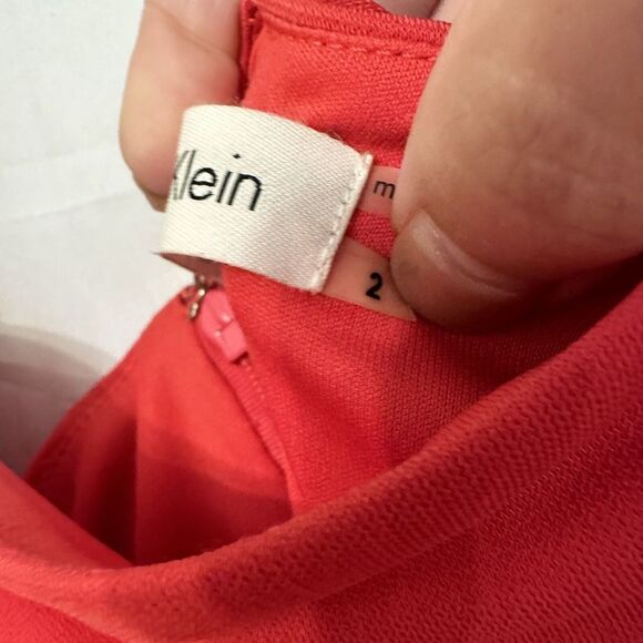 CALVIN KLEIN Women Size 2 Pink Gold Sequin Embellished Maxi Evening Dress - Picture 9 of 10